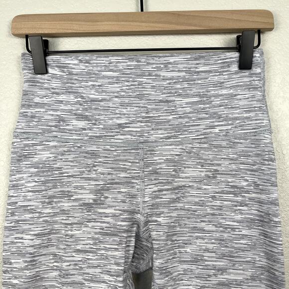 Lululemon Wunder Under Hi Rise 7/8 Tight Ice Gray Alpine White Heather Size 6 - Picture 8 of 13